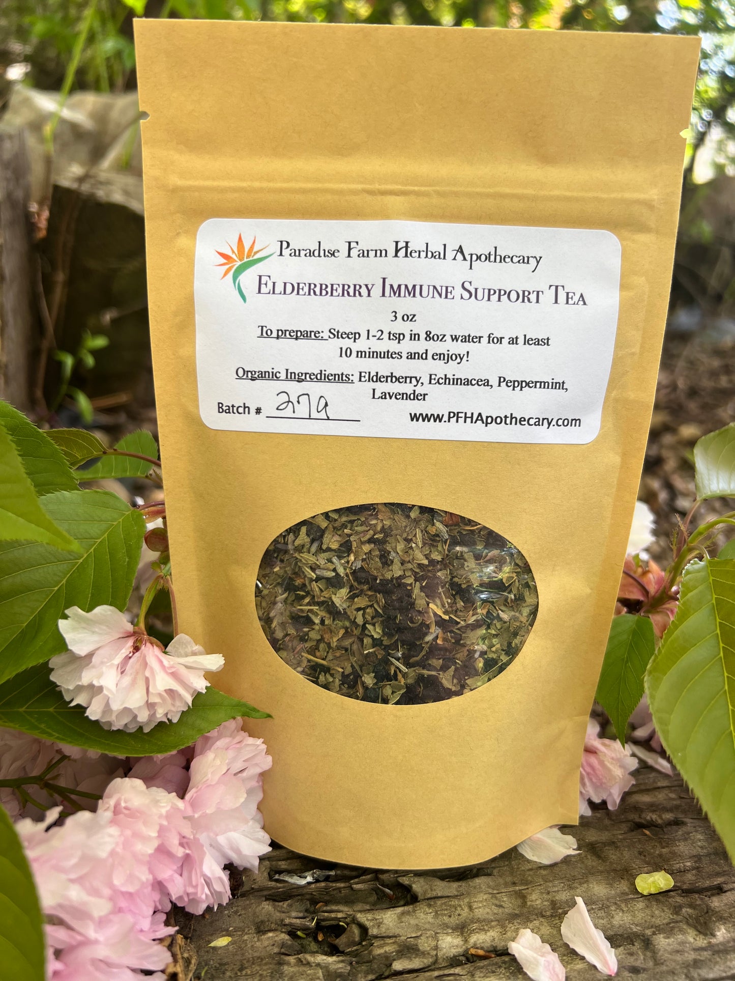 Elderberry Immune Support Tea ~ Loose Leaf Herbal Tea ~ Organic Functional Tea