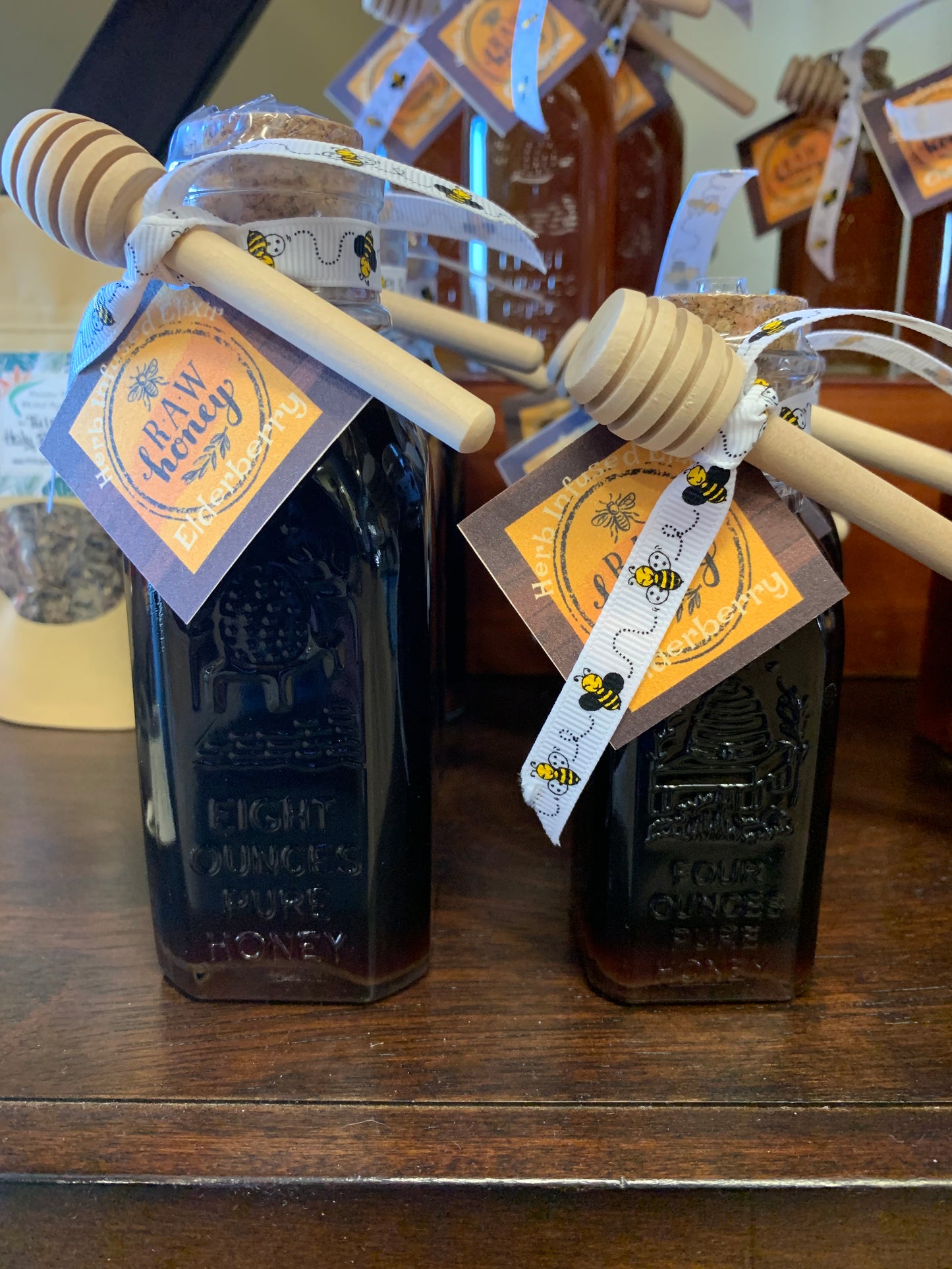 Herb Infused Honey ~ Elderberry