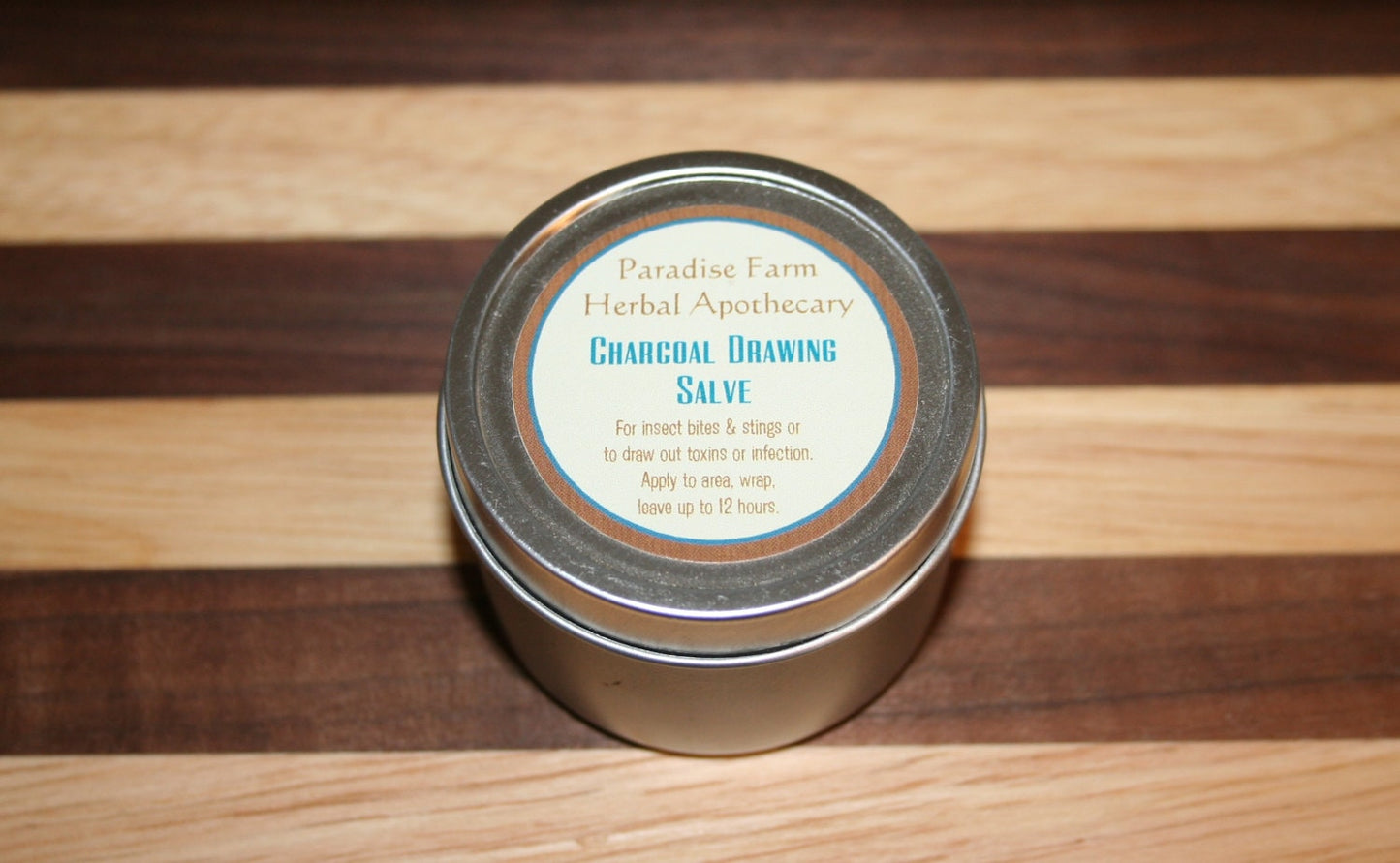 Charcoal Drawing Salve | Black Salve | Organic | Ayurvedic Salve