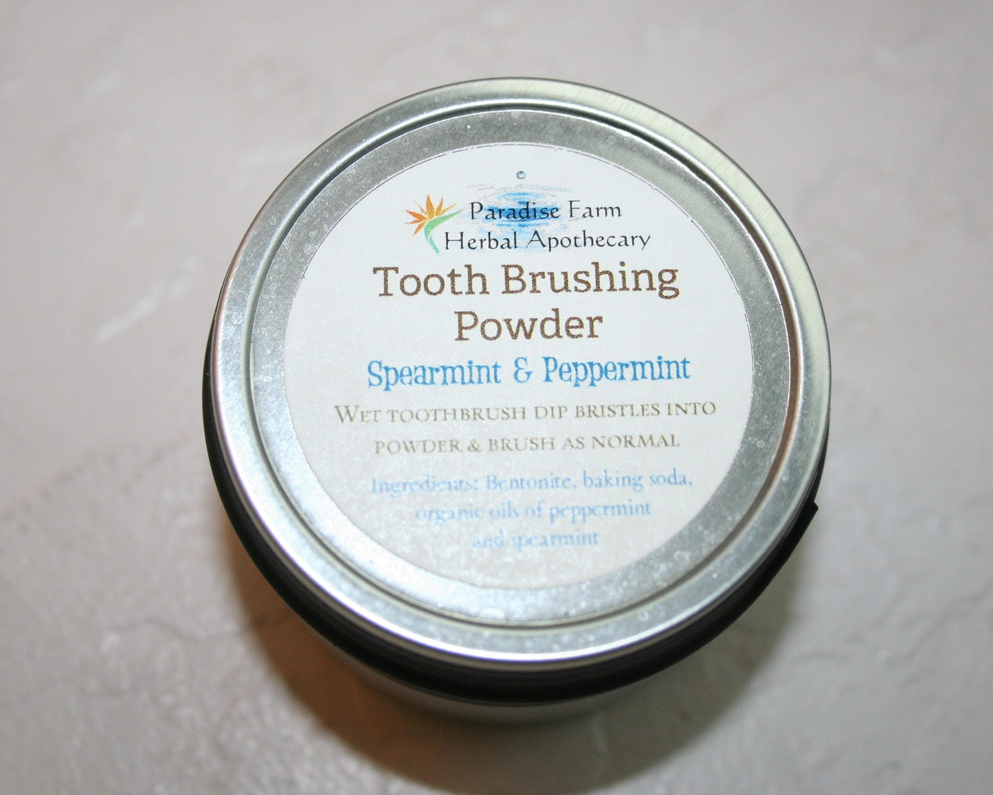 Tooth Brushing Powder | Organic | Vegan | Bentonite Clay | Fluoride Free