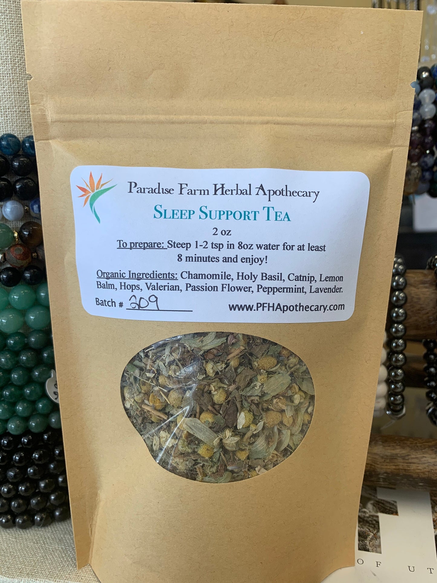 Sleep Well Tea ~ Loose Leaf Herbal Tea ~ Organic Functional Tea