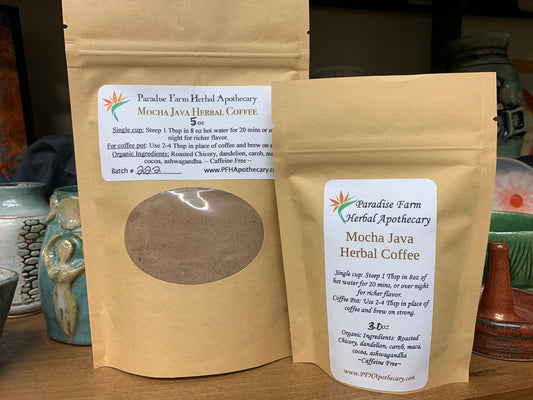 Herbal Coffee Alternative | Mocha Java Herbal Coffee | Organic | Caffeine Free