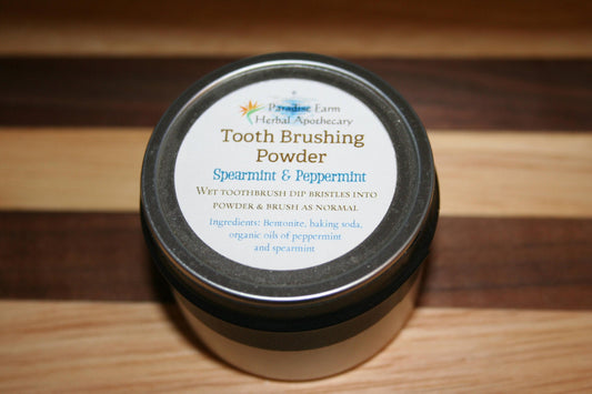 Tooth Brushing Powder  | Organic | Vegan | Bentonite Clay | Fluoride Free