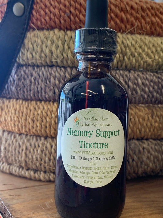 Memory Support Tincture | Attention & Focus | Organic